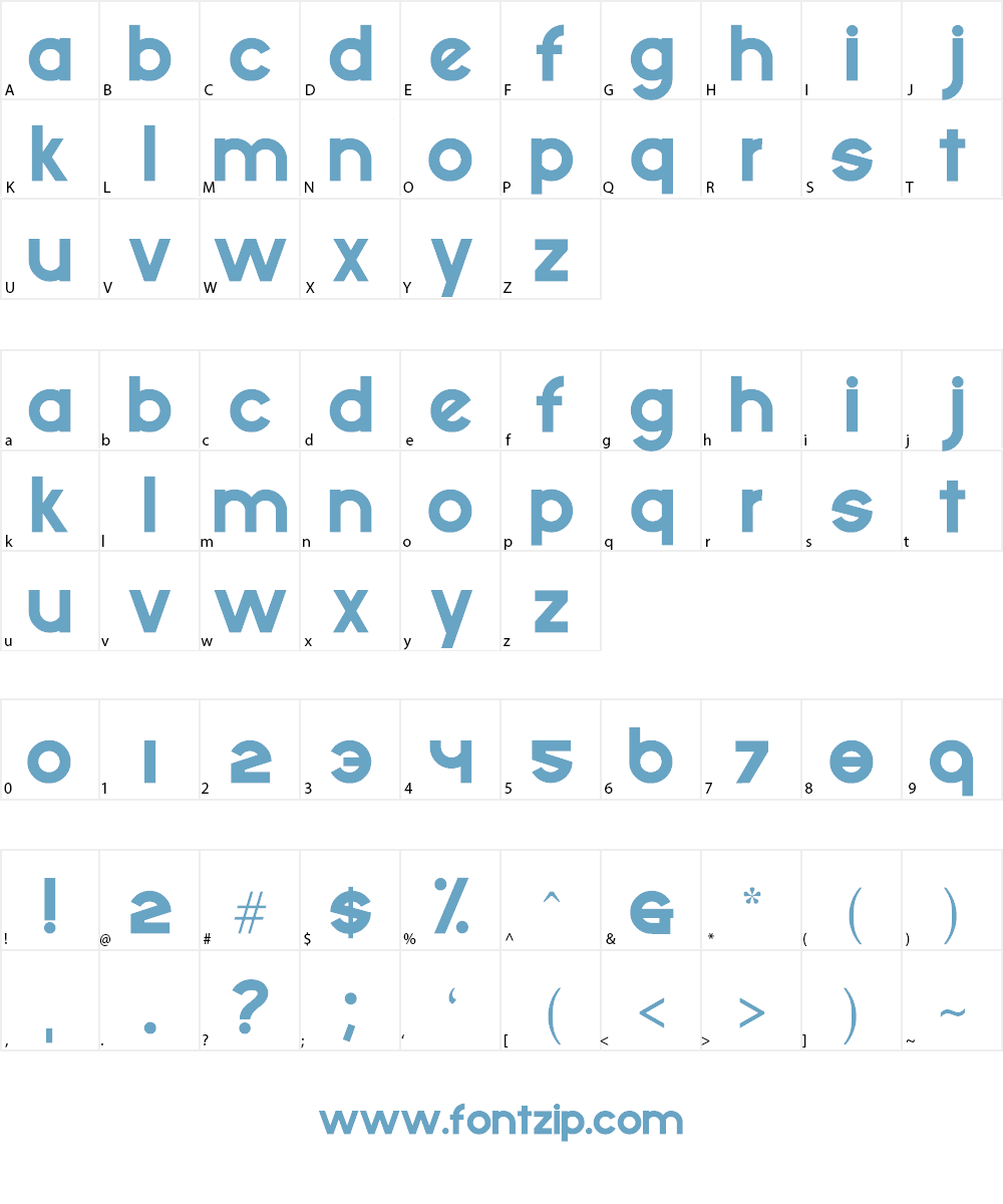 CC Colon Font Character